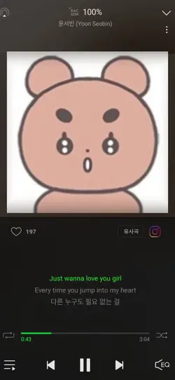 내가 음원 표지?