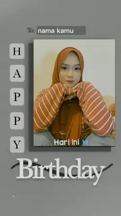 Template ulang tahun