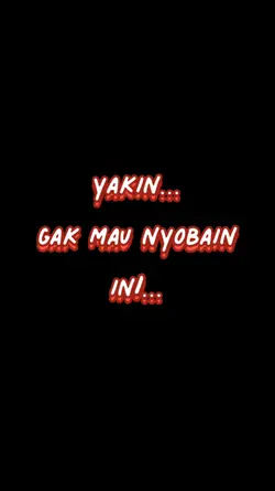 Yakin gk mau nyobain