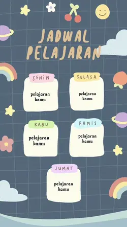jadwal pelajaran