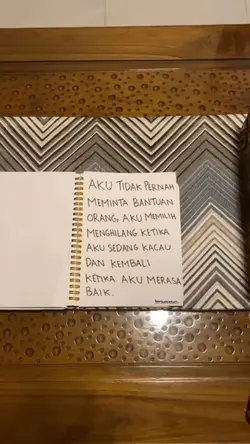 aku sedang kacau.