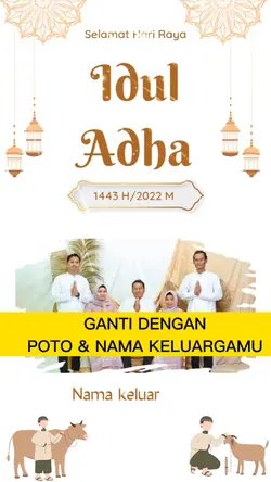 Template iduladha