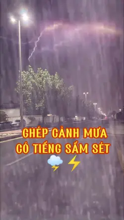 Ghép Cảnh Mưa Buồn