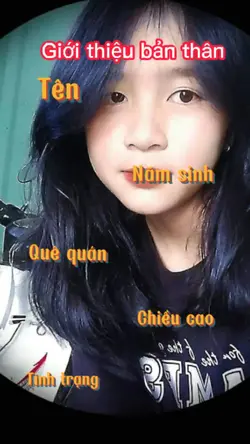 Giới thiệu bản thân