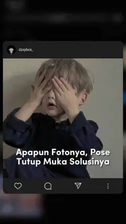 pose tutup muka