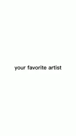 your favorite artist