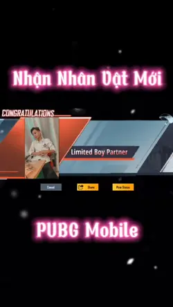 Nhận Nhân Vật Mới