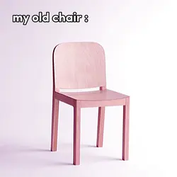 my old vs new chair