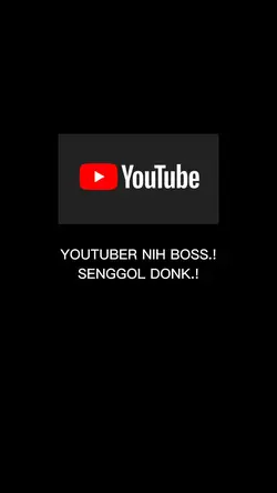 youtuber nih bos