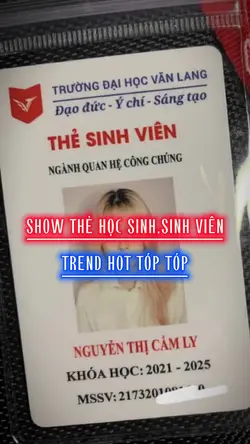 Show thẻ sinh viên