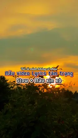 Lyrics Slow màu