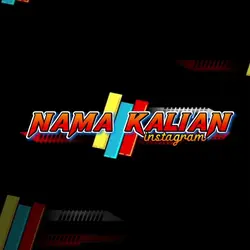 logo nama keren 