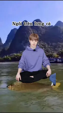 Ngồi trên lưng cá