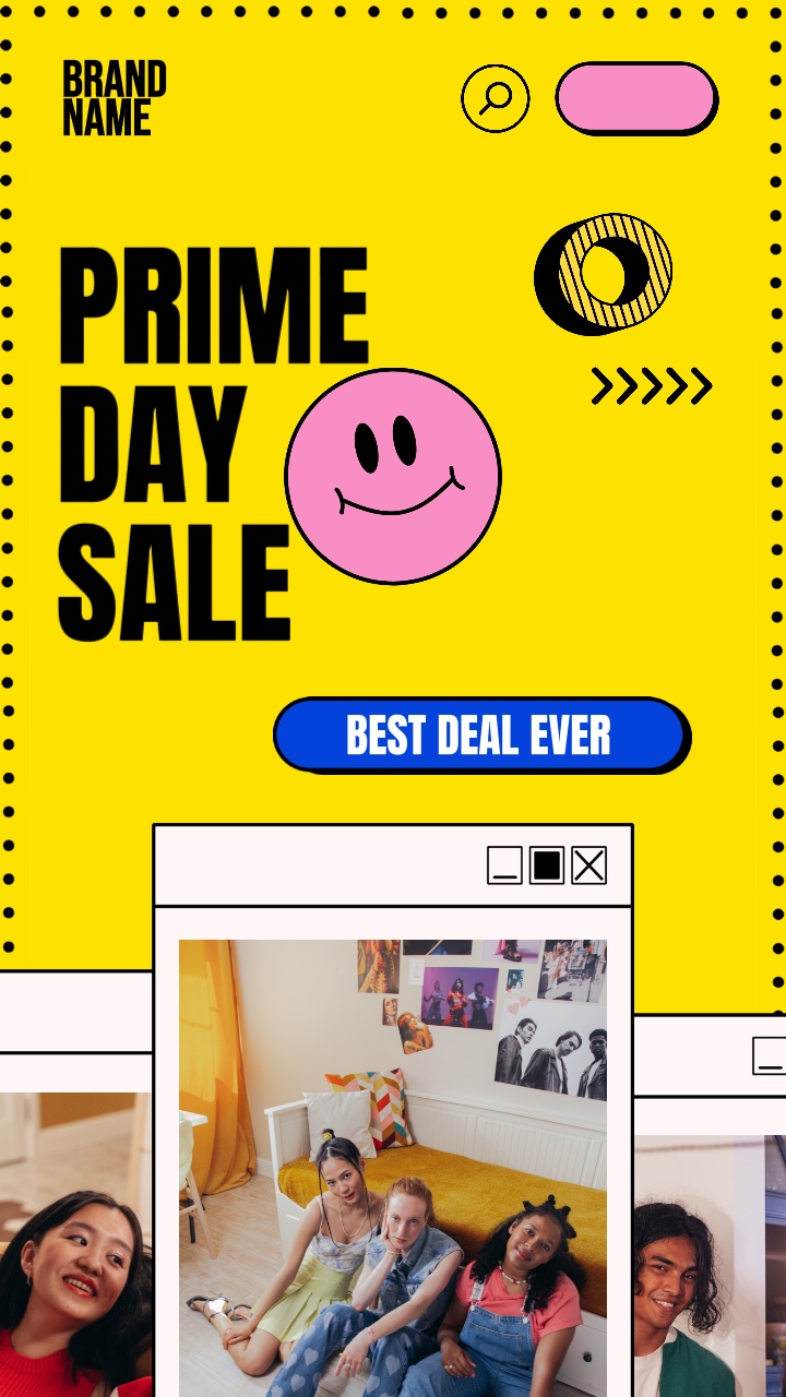 Clothing SMB Prime Day Promotion Template