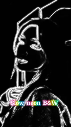 Slow neon B&W 