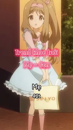 Trend khoe mẹ con