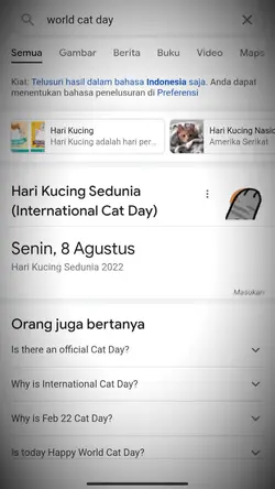 hari kucing sedunia