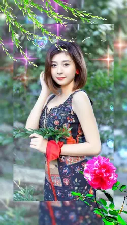 Hoa lá đung đưa