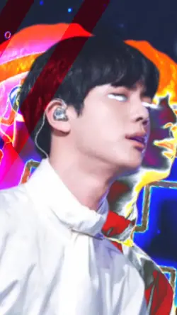 jin bts flash laser