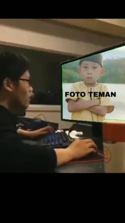 ganti foto teman