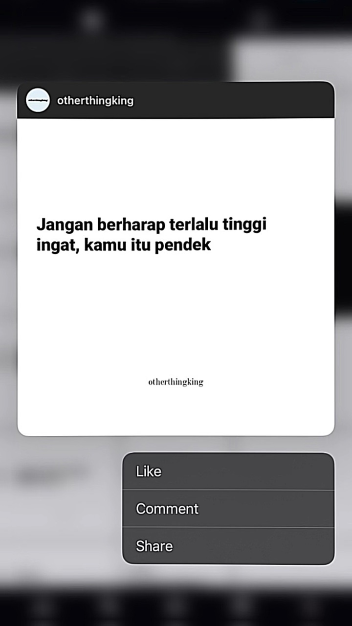 kamu itu pendek