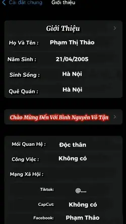 Giới Thiệu Bản Thân