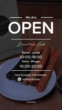 WE ARE OPEN