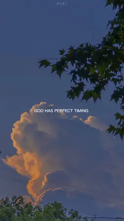God's perfect timing