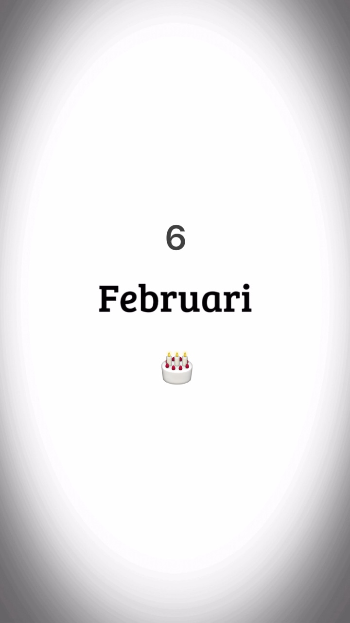 HBD 6 de fevereiro 🎂