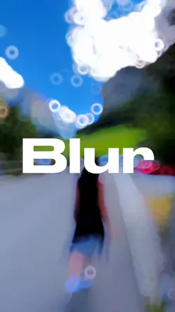 Halo blur