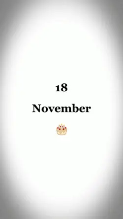 HBD 18 NOVEMBER