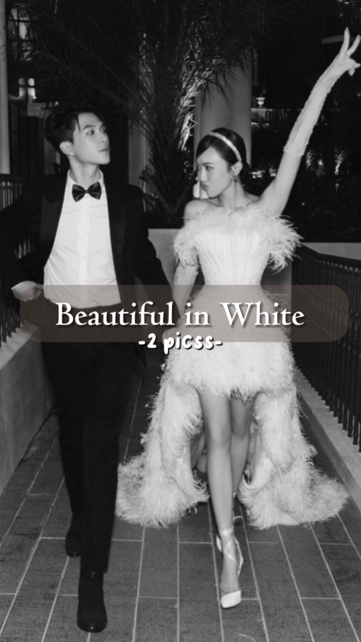 Magnifique en blanc 
