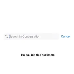 he call me this nick