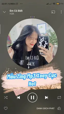 Mẫu Zing Mp3 Xoay