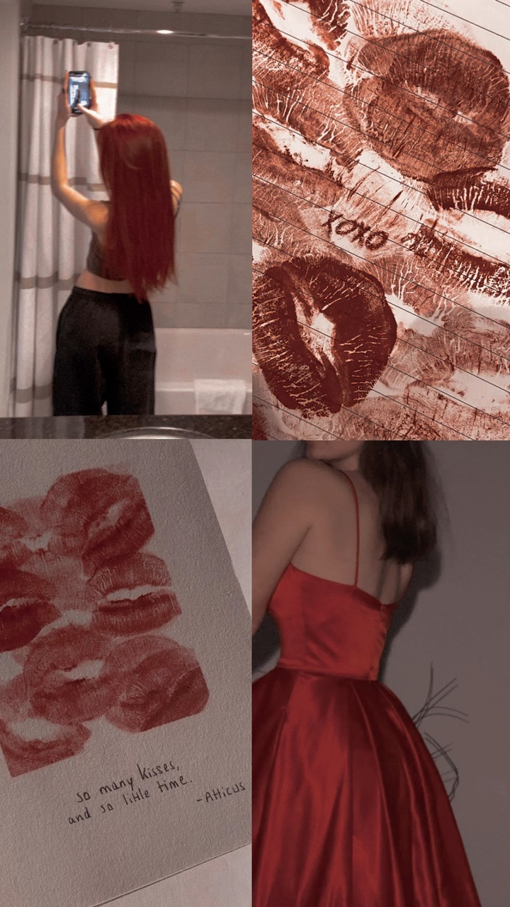 빨간색 ♥️🍓🌹💋🍒👠
