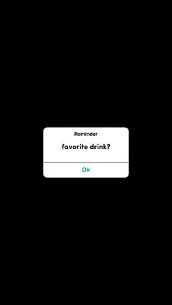 fav drink?