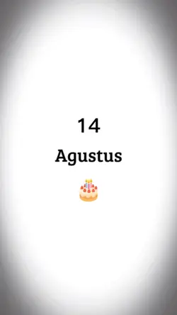 HBD 14 Agustus 2022