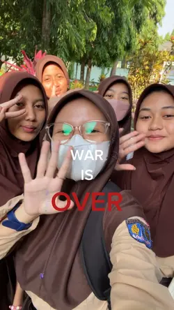 war is over | <3