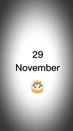 HBD 29 NOVEMBER