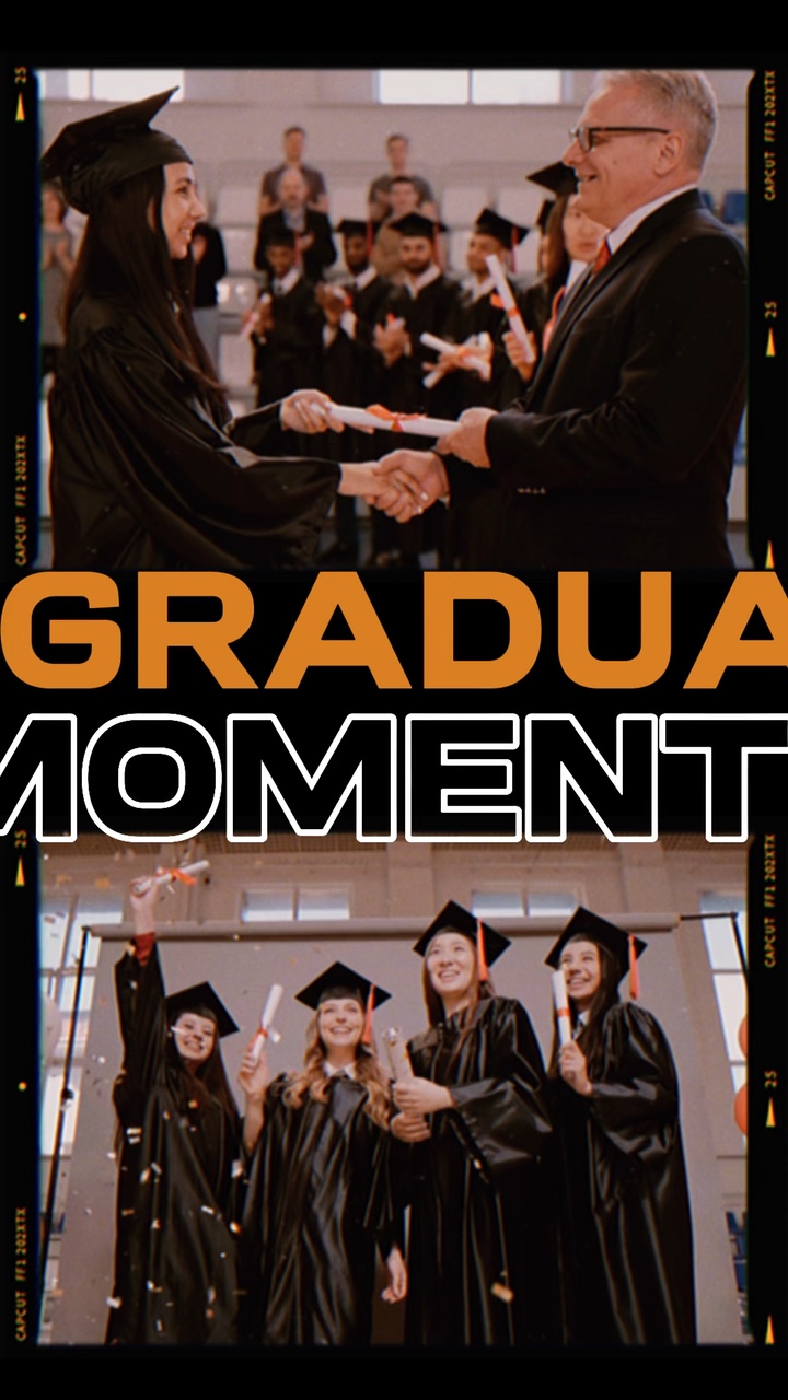 Temporada de Graduação Universitária Branding Estilo Retro