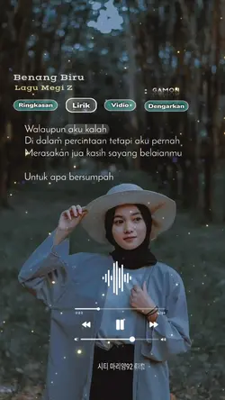 benang biru Meggy z
