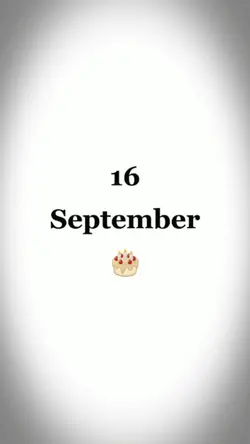 HBD, 16 SEPTEMBER