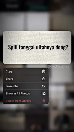 Spill tanggal ultah