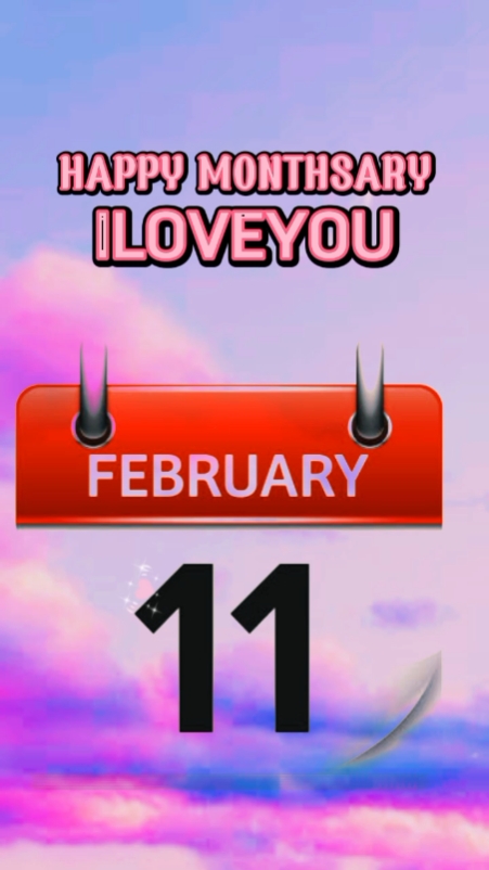 #HappyMonthsary