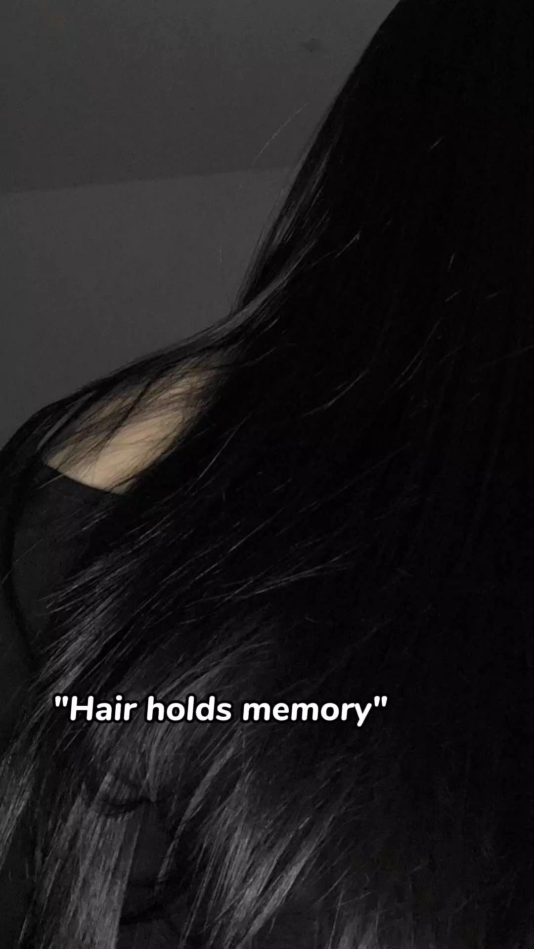 O cabelo guarda a memória 
