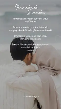 Terimakasih suamiku 
