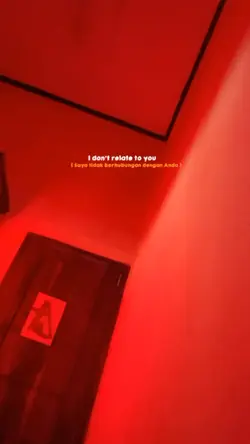 i dont relate to you
