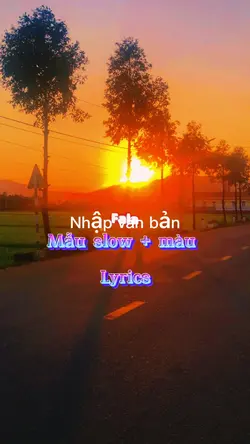 Mẫu slow + màu