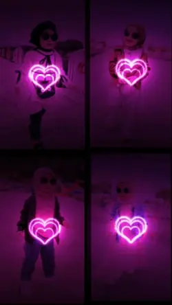 Neon light effect