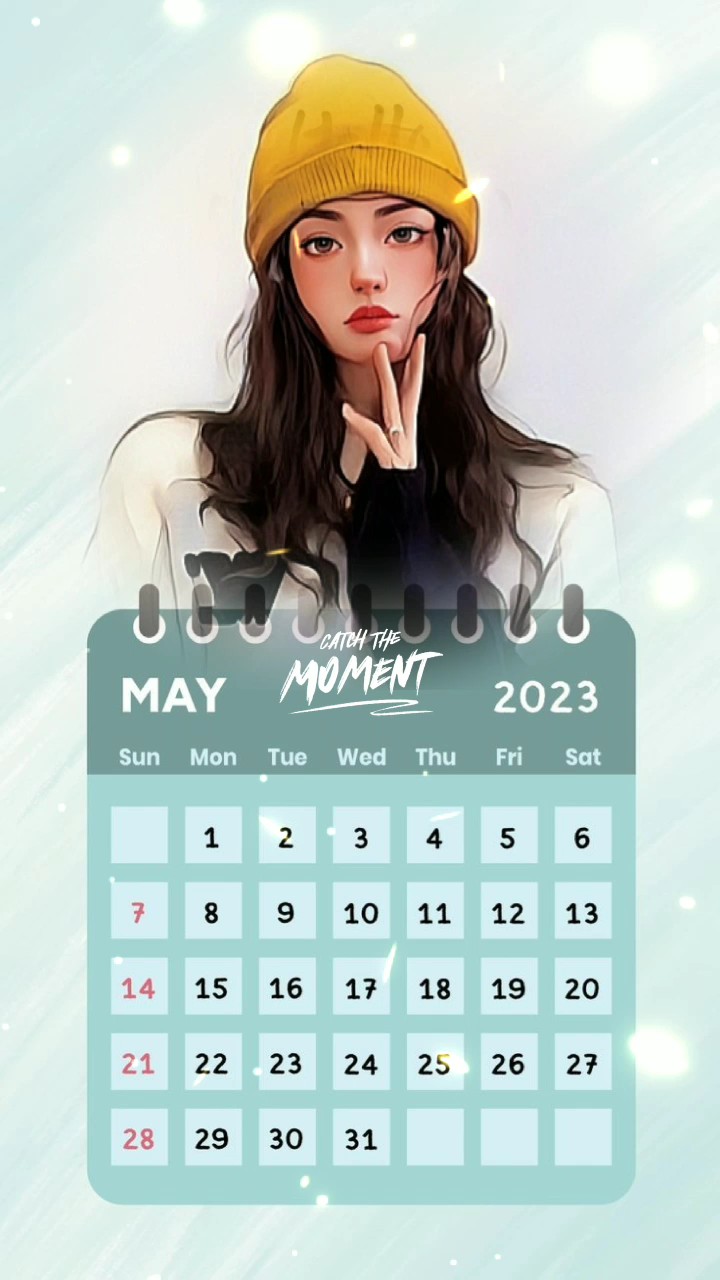Calendario de mayo